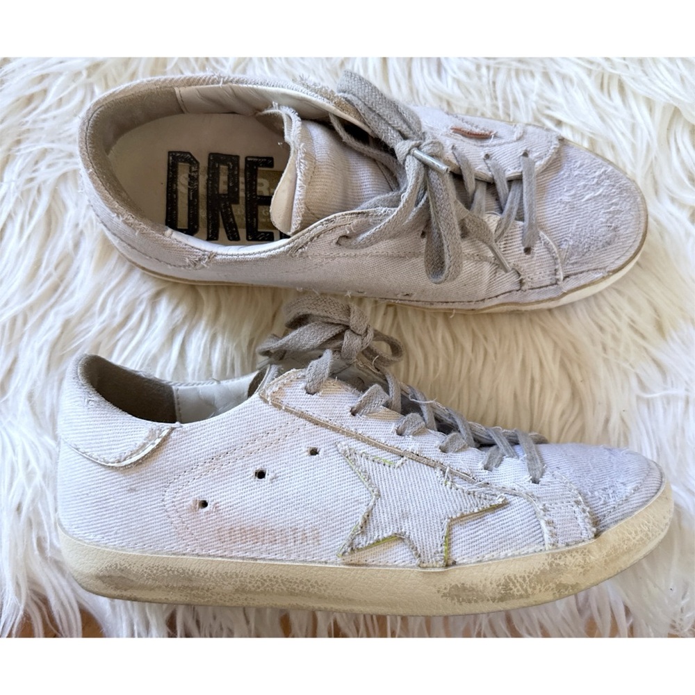 Authentic Golden Goose Women's Super-Star Graffiti Low Top Sneakers 35